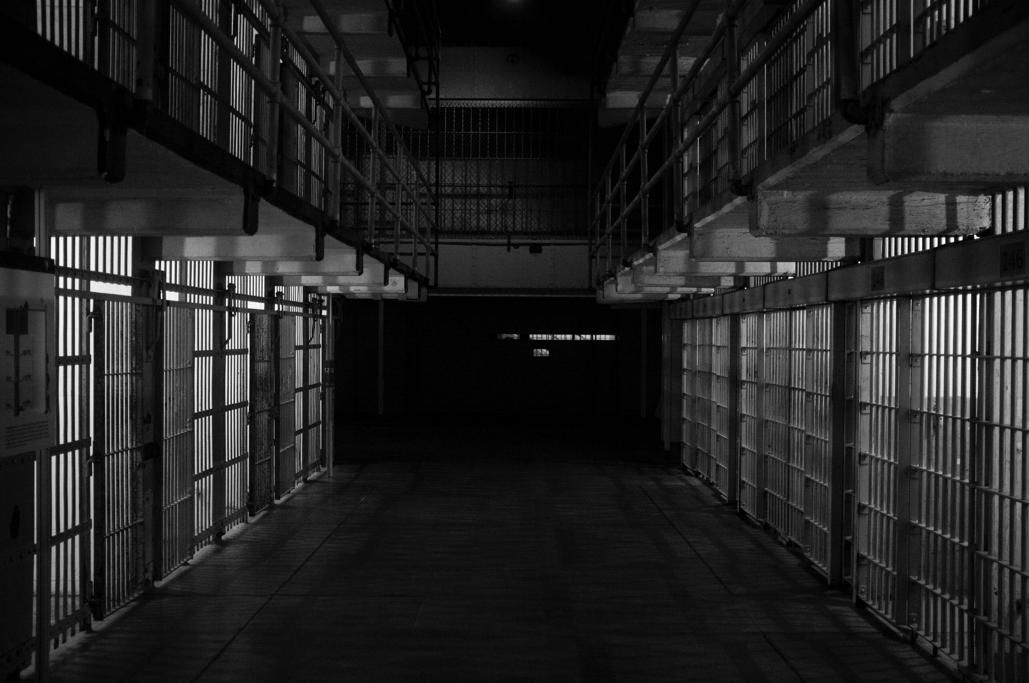 A picture of prison cells to represent a blog post on why prisons are overcrowded